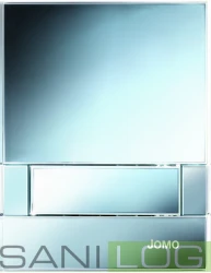 JOMOTech Betättigungsplatte EXCLUSIVE URM-K/in der Farbe CHROMGLANZ/für Pisuare