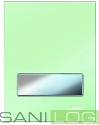 JOMOTech Betättigungsplatte EXCLUSIVE URM-G/Glas in der Farbe GRÜN SATINIERT/für Pisuare