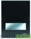 JOMOTech betättigungsplatte EXCLUSIVE URM-G/Glas in der Farbe SCHWARZ/für Pisuare