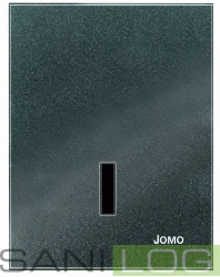 JOMOTech Betätigungsplatte EXCLUSIVE URI-G 6V/Glas in der Farbe METALLIC SCHWARZ/für Pisuare