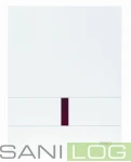 JOMOTech Bestätigungsplatte EXCLUSIVE URI-K 230V/in der Farbe WEIß/für Pisuare