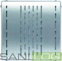 JOMOTech Ablaufgitter MAXILine/in der Farbe Silber/Größe 190/235mm