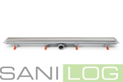 Linear drain EXCLUSIVE 50 Flis silver 1050 mm