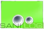 JOMOTech Elegance flush plate for SLKplus glowing green