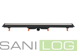 Linear drain EXCLUSIVE 50 Flis silver 650 mm