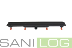 Odpływ liniowy czarny EXCLUSIVE 40, 2- stronna FLIS 750 mm  