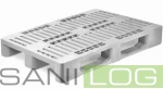 Paleta H1 1200X800 Werit szara, zamknięta płoza