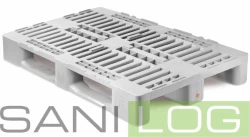 Werit paleta H1 1200x800 szara, zamknięta płoza, kant, występ
